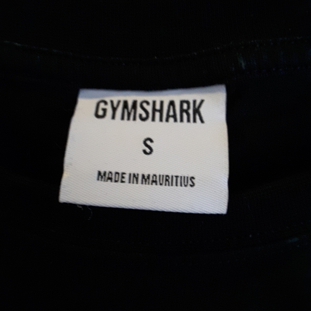 Gymshark Black Logo Crop Top - Picture 3 of 3
